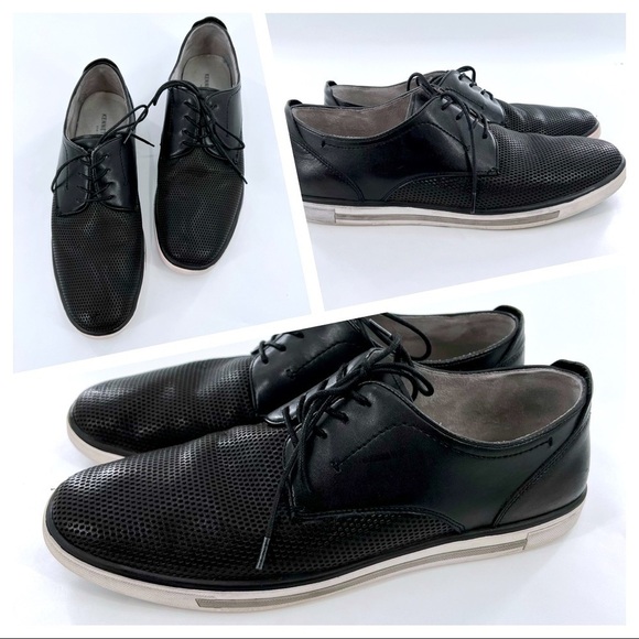 Kenneth Cole Men's Size 10 Sneaker Round Toe Perf Detail Low Top Comfortable - Picture 1 of 10